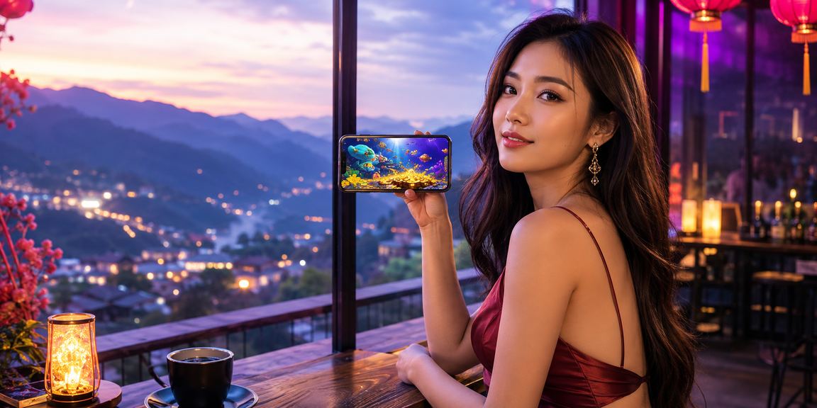Người dùng tại Sa Pa xem kèo thể thao trực tuyến trên điện thoại giữa thiên nhiên